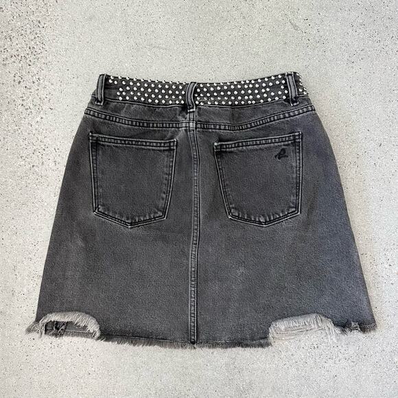 DL1961 Denim Georgia High Rise Skirt in Wilder - Picture 2 of 7